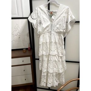 FARM Rio Embroidered Dress S